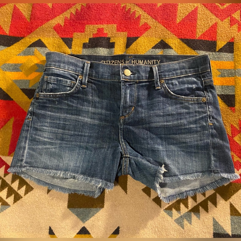 Citizens of Humanity “Ava” denim shorts, size 25